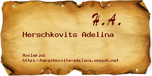 Herschkovits Adelina névjegykártya